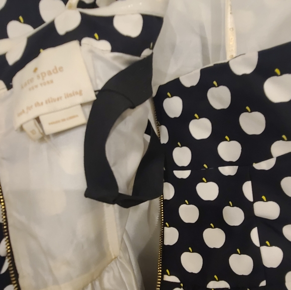 Incredibly rare Kate Spade strapless apple print dress - Picture 3 of 3